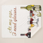 Couverture Sherpa SlipperyJoe's Vins Verres de raisins fermentés vin (Devant (Horizontal))