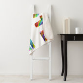 Couverture Sherpa SlipperyJoe's vote amour égalité cadeaux gay pride (En situation)