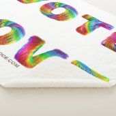 Couverture Sherpa SlipperyJoe's vote amour égalité cadeaux gay pride (3/4)