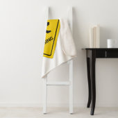 Couverture Sherpa SlipperySignal de passage de l'ours de Joe silhoue (En situation)