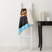 Couverture Sherpa Slivered Moon 🌙 And Palm Tree 🌴  (En situation)