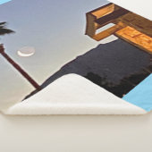 Couverture Sherpa Slivered Moon 🌙 And Palm Tree 🌴  (3/4)