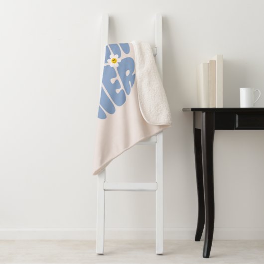 Couverture Sherpa Slogan d'alimentation des fleurs (En situation)