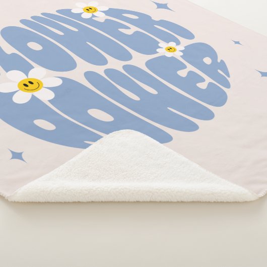 Couverture Sherpa Slogan d'alimentation des fleurs (3/4)