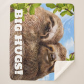 Couverture Sherpa Sloth Couple (Devant)