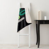 Couverture Sherpa SLYTHERIN™ House Double Snake Locket Graphique (En situation)