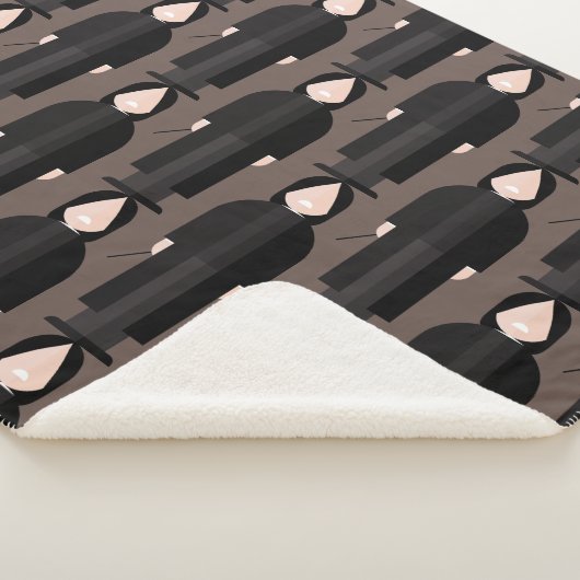 Couverture Sherpa Slytherus – Patterned Sherpa Blanket (3/4)