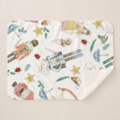 Couverture Sherpa small sherpa blanket - ideal gift for new baby  (Devant (Horizontal))