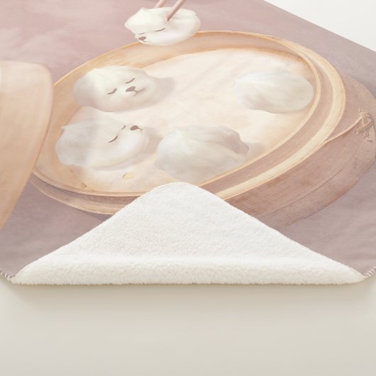 Couverture Sherpa Smile Dog - Xiao Long Bao Délice (3/4)