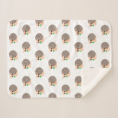 Couverture Sherpa Snail avec Clover Baby Sherpa Blanket (Devant (Horizontal))