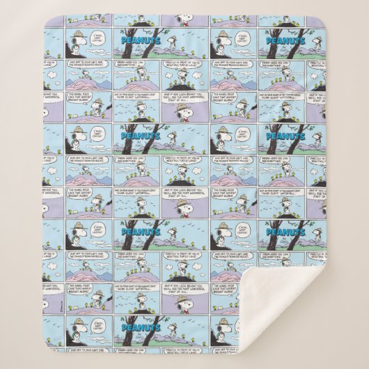 Couverture Sherpa Snoopy & Friends | Aller Randonnée (Devant)