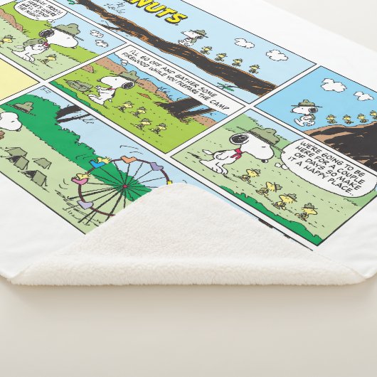 Couverture Sherpa Snoopy & Friends | Go Camping (3/4)