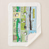 Couverture Sherpa Snoopy & Friends | Go Camping (Devant)