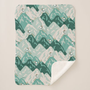 Couverture Sherpa Snoopy Grand Motif extérieur