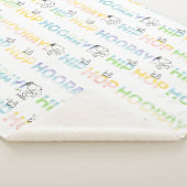 Couverture Sherpa Snoopy Hip hop Hooray Pâques (3/4)