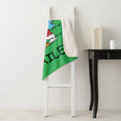 Couverture Sherpa Snoopy "Joe Cool" debout (En situation)