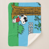 Couverture Sherpa Snoopy "Joe Cool" Standing (Devant)