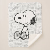 Couverture Sherpa Snoopy on Black White Comics (Devant)