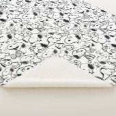 Couverture Sherpa Snoopy Smile Giggle Laugh Pattern (3/4)