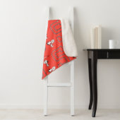 Couverture Sherpa Snoopy Varsity Sports Pattern (En situation)