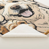 Couverture Sherpa "Snouts and Snuggles" (3/4)