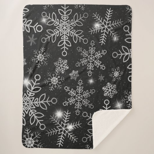 Couverture Sherpa Snow Flakes 8 (Devant)