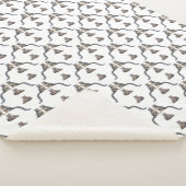 Couverture Sherpa Snow Leopard Frenzy Sherpa Blanket (3/4)
