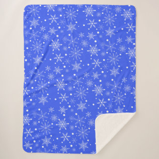 Couverture Sherpa Snowflake Flurry Sherpa Blanket