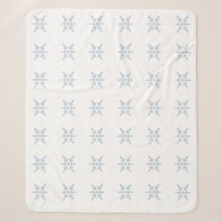 Couverture Sherpa Snowflakes d'hiver Sherpa Blanket