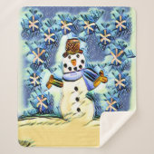 Couverture Sherpa Snowie Snowman (Devant)