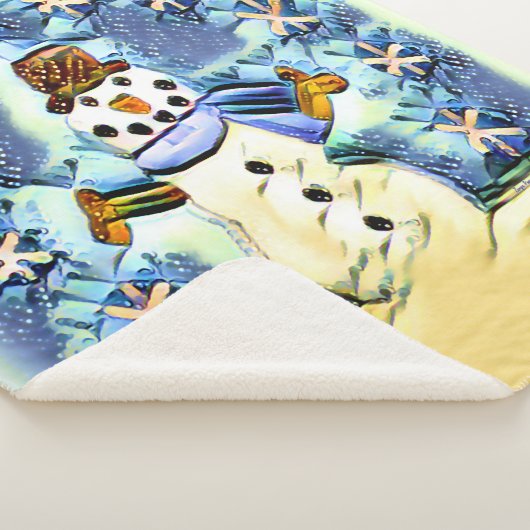 Couverture Sherpa Snowie Snowman (3/4)