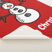 Couverture Sherpa Snowman (3/4)