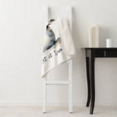 Couverture Sherpa Snowman Sherpa Blanket (En situation)