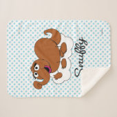 Couverture Sherpa Snuffleupagus Doodley Graphic (Devant (Horizontal))
