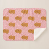 Couverture Sherpa Snuffleupagus Pink Polka Motif (Devant (Horizontal))