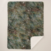 Couverture Sherpa Sobras de tinta spray da cabine de pintura (Devant)