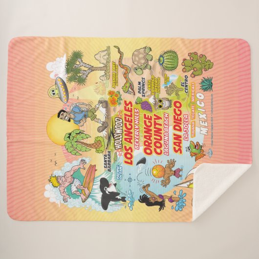 Couverture Sherpa SoCal Paradise (Devant (Horizontal))