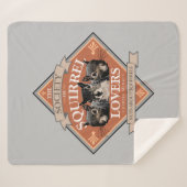 Couverture Sherpa Société des amoureux des écureuils - drôle d'écure (Devant (Horizontal))