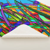 Couverture Sherpa Soeurs 50e Jubilé Artsy Floral (3/4)