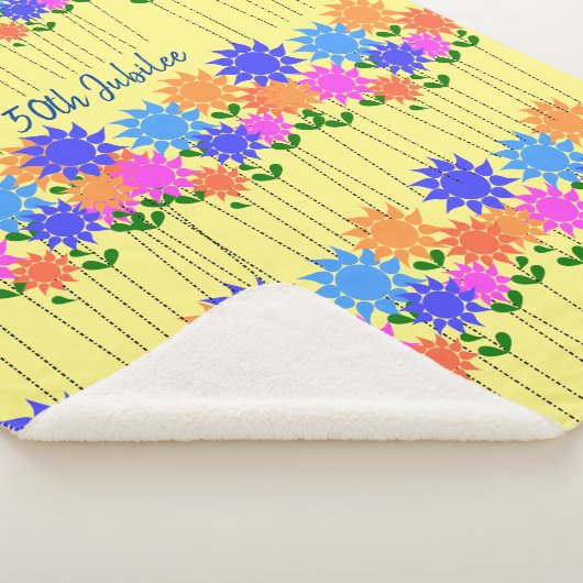 Couverture Sherpa Soeurs 50e Jubilé Floral (3/4)