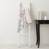 Couverture Sherpa Soft Hearts : Continuous Line Valentine's (En situation)