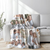 Couverture Sherpa Soft Photo Collage Wedding or Anniversary