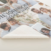 Couverture Sherpa Soft Photo Collage Wedding or Anniversary (3/4)