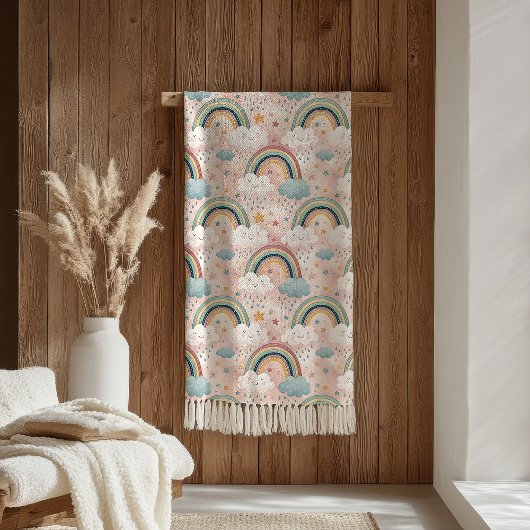 Couverture Sherpa Soft Rainbow Sherpa Gift for Kids’ Cuddle Time