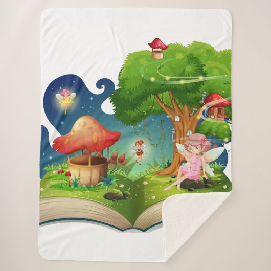 Couverture Sherpa Soft Sparkle Friends (Devant)