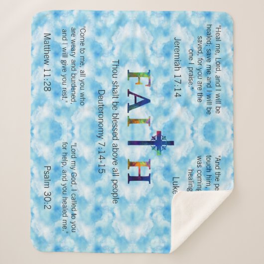 Couverture Sherpa Soigner les écritures Blanche de foi (Devant)