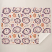 Couverture Sherpa Soins Ghosts & Whimsy d'automne (Devant (Horizontal))