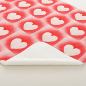 Couverture Sherpa Sois ma note de coeur rouge Valentine (3/4)