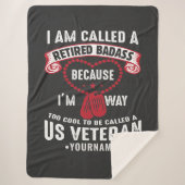 Couverture Sherpa Soldat retraité d'un Humour vétéran américain (Devant)