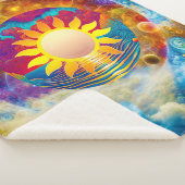 Couverture Sherpa Soleil cosmique (3/4)
